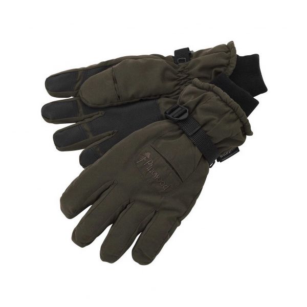 Pinewood men's gloves with membrane brown