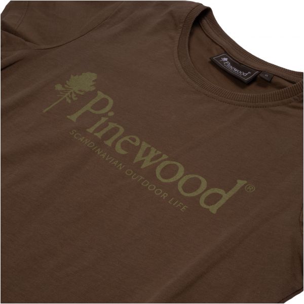 Pinewood Outdoor Life women's t-shirt olive green