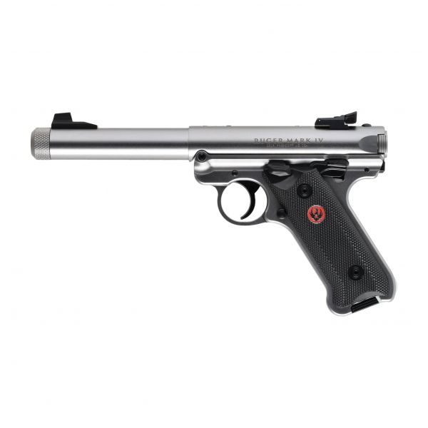 Pistolet Ruger Mark IV Target TB kal. 22LR stainless (40126)