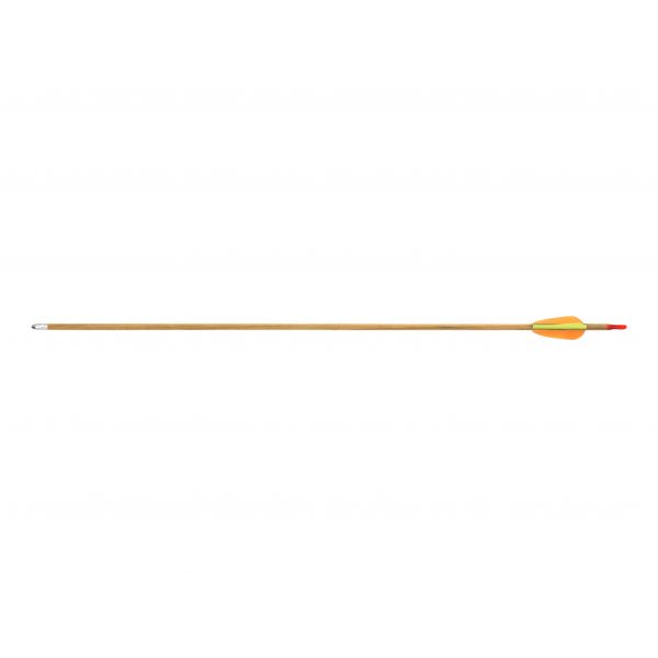 Poe Lang wooden arrow 27" smooth target arrowhead