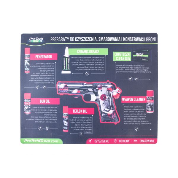 Pro Tech Guns cleaning mat 47x38 cm