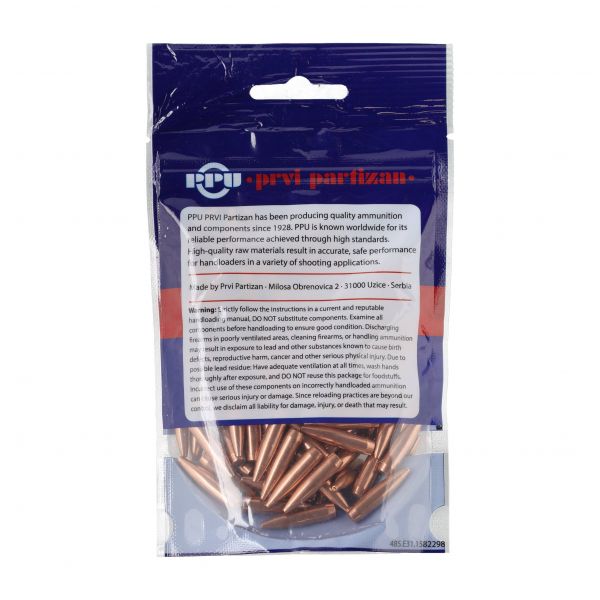 PRVI Partizan PPU cal. 224 HPBT Match 75gr bullets