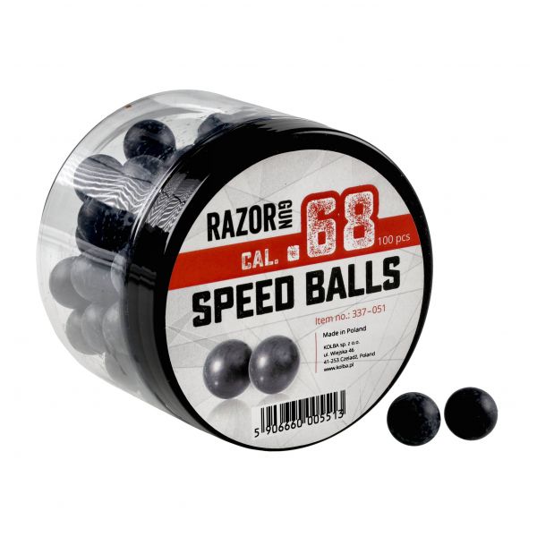 RazorGun .68 cal. rubber balls / 100 pcs. for Umarex T4E HDS and SG-68