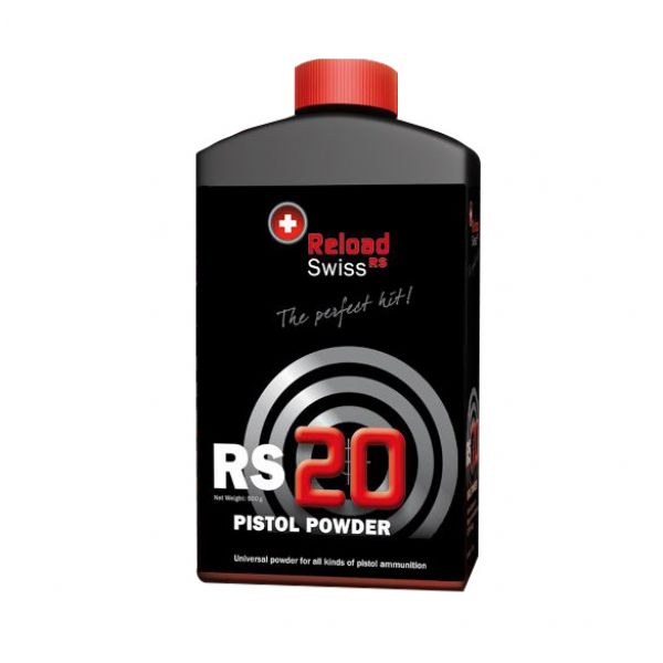 Reload Swiss RS20 0.5 kg smokeless gunpowder