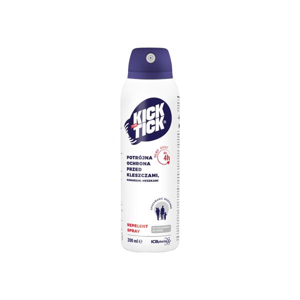 Repellent spray Kick The Tick Max Plus 200 ml.