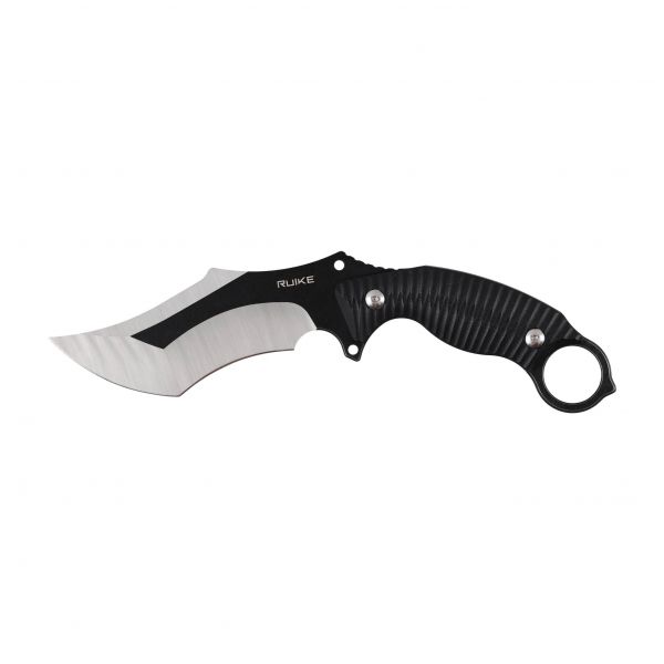 Ruike knife F181-B1 black and silver fixed blade