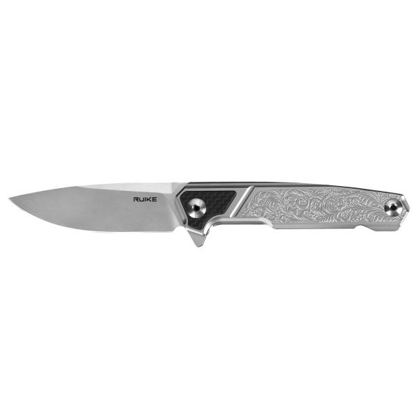 Ruike P875-SZ silver folding knife