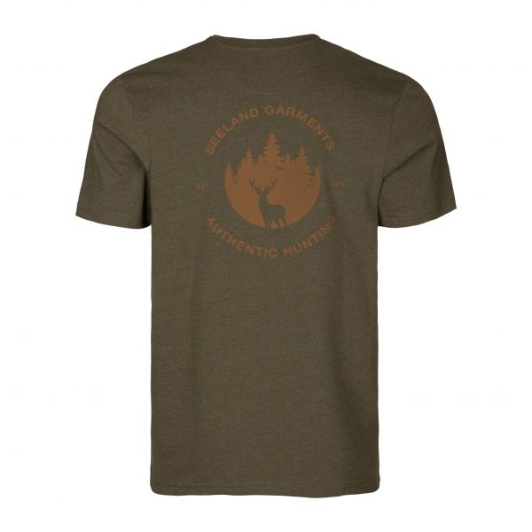Seeland Saker Pine green melange t-shirt