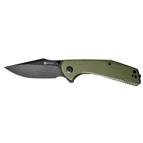 Sencut Actium SA02E OD green folding knife