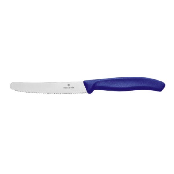 1 x Serrated tomato knife 11cm blue 6.7832