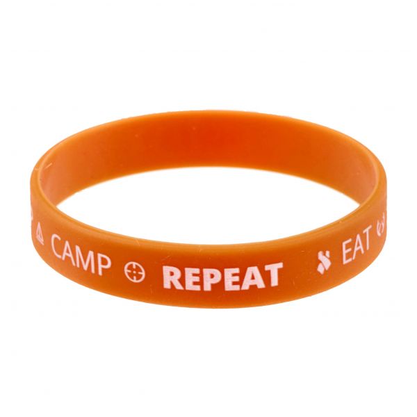 Silicone band, bracelet - Eat Sleep Camp Re