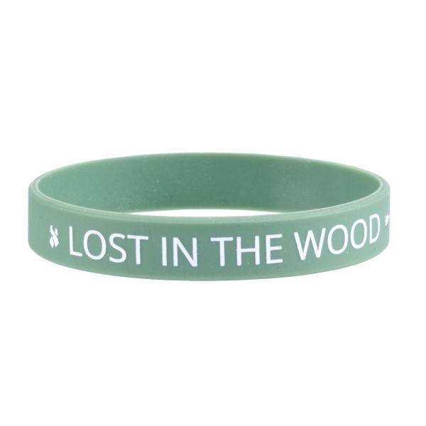 Silicone band, bracelet - Lost in the Wood