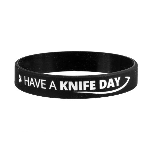 Silikonowa opaska, bransoletka - Have a Knife Day