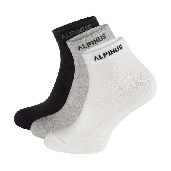 Skarpety Alpinus Puyo 3-pak czarne, szare, białe