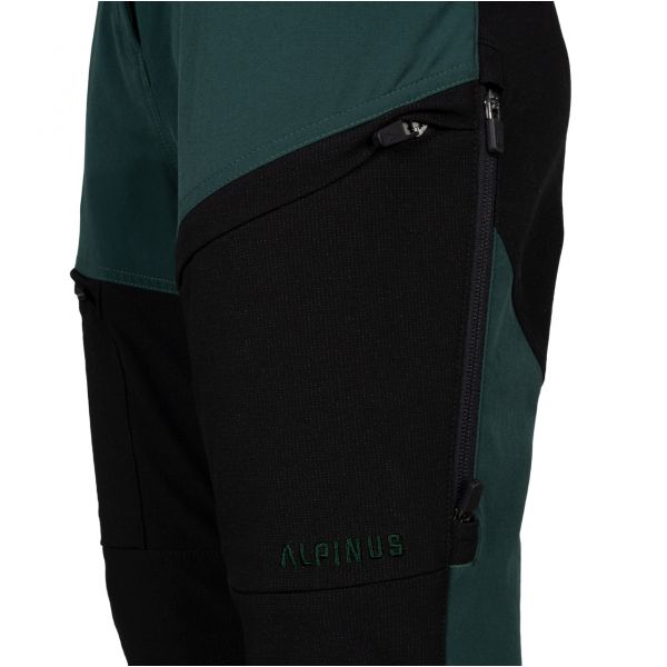 Spodnie trekkingowe damskie Alpinus Socompa czarno/zielone