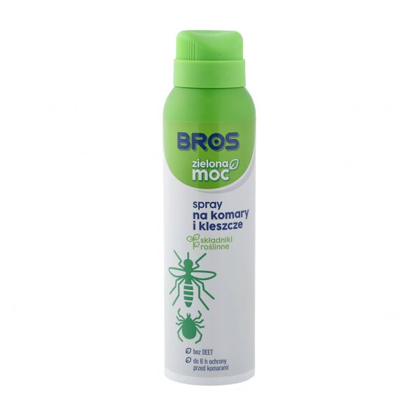 Spray Bros na komary i kleszcze 90 ml, zielona moc