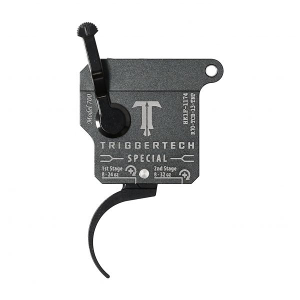 Spust Triggertech R700 Special PVD Black Pro Curved - język spustowy wygięty - Two Stage
