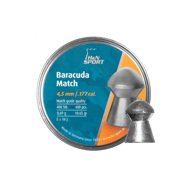 Śrut diabolo H&N Baracuda Match 4,52 mm 400 szt.
