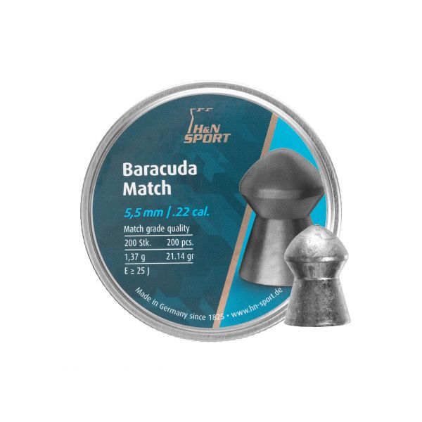 Śrut diabolo H&N Baracuda Match 5,52 mm 200 szt.