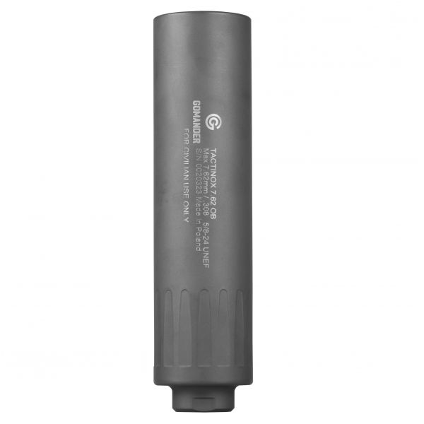 Tactinox stainless suppressor 7.62 OB - 42 gray