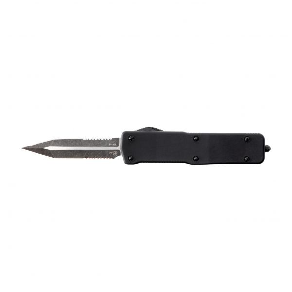 Templar Knife Large Zinc Black Rubber Dagger S