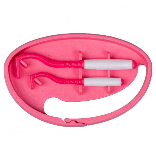 Tick Twister Clipbox Keyring Pink MED