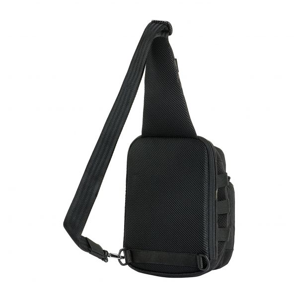 Torebka M-Tac Cross Bag Slim Elite Hex, kamuflaż czarny/czarny