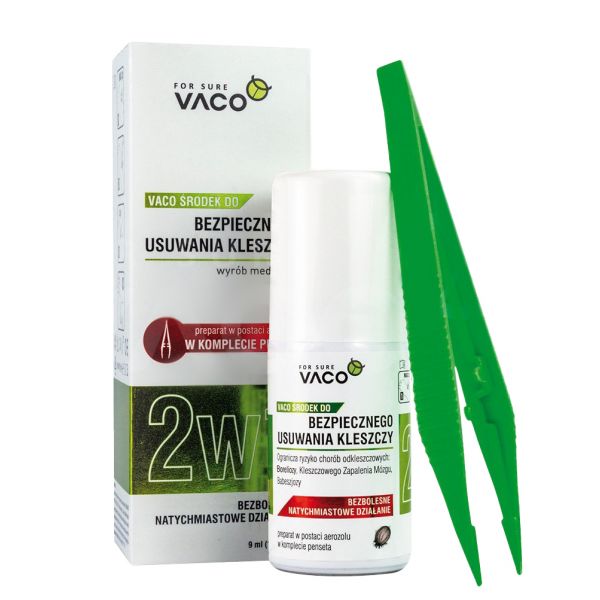 Vaco agent for safe removal of ticks from pę