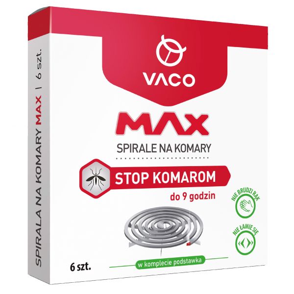 Vaco Spirals for Mosquitoes Max, 6 pcs.