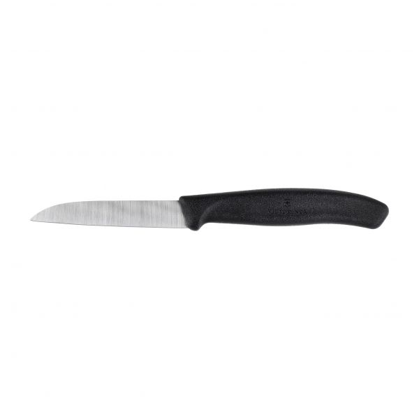 Vegetable knife 6.7403 (smooth 8 cm black)