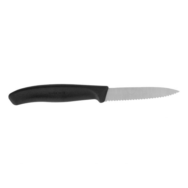Vegetable knife 6.7633 serrated black