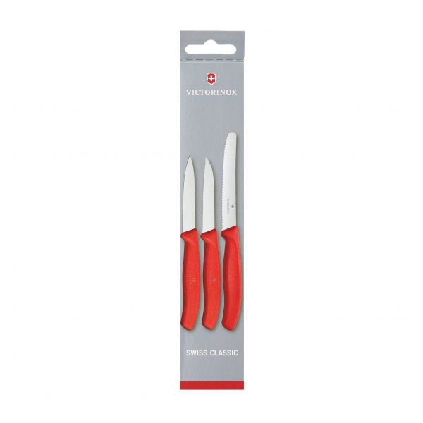 Victorinox 3 knife set 6.7111.31 red
