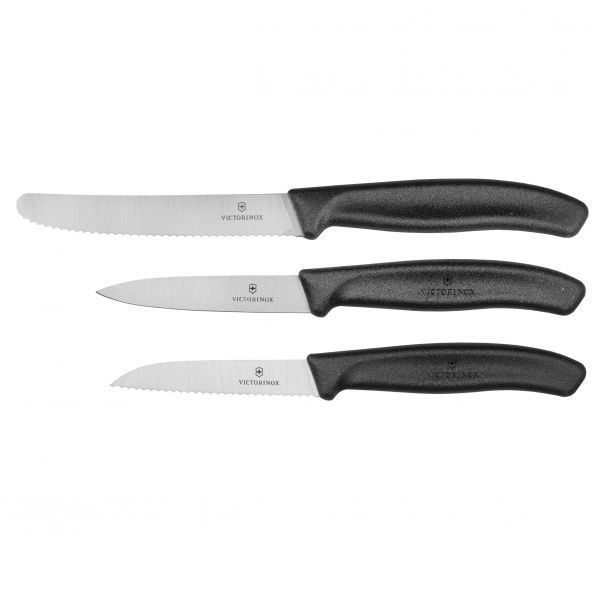 Victorinox 3 knife set 6.7113.3 (black)