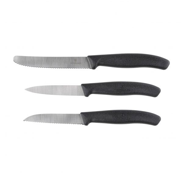 Victorinox 3 knife set 6.7113.3 (black)