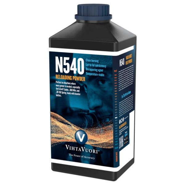 Vihtavuori N540 nitrocellulose powder 1 kg.