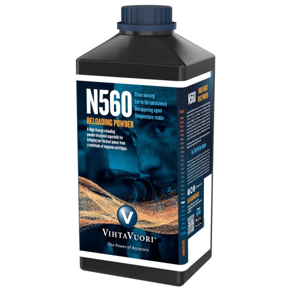 Vihtavuori N560 nitrocellulose powder 1 kg.