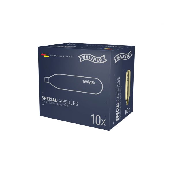 Walther 10 x 12 gr CO2 capsule cartridge