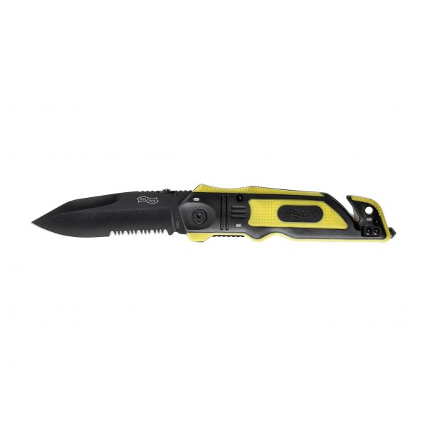 Walther ERK Emergency Rescue knife yellow.