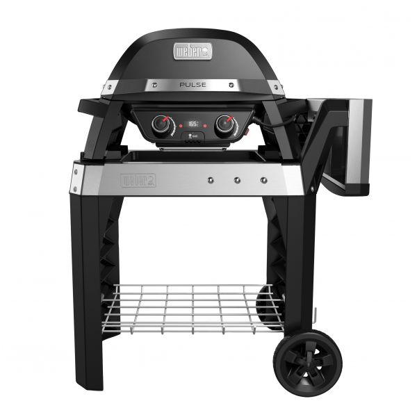 Weber Pulse 2000 electric grill with cart
