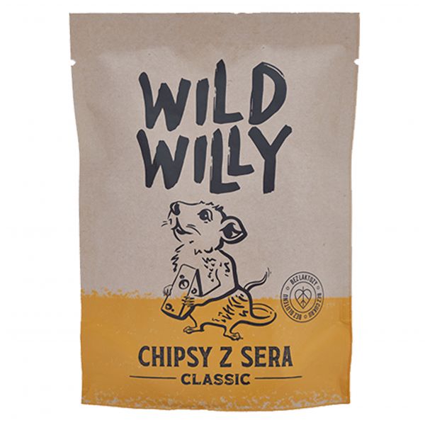 Wild Willy ripened hard cheese chips 50 g