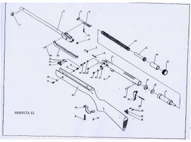 Wiatrówka Perfecta mod. 32 4,5 mm